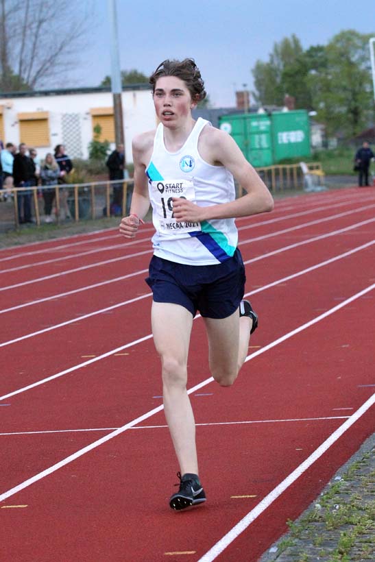 3000 metres, 2021 North East Grand Prix No. 2, Monkton, Wednesday, May 19th. Photo: David T. Hewitson/Sports for All Pics